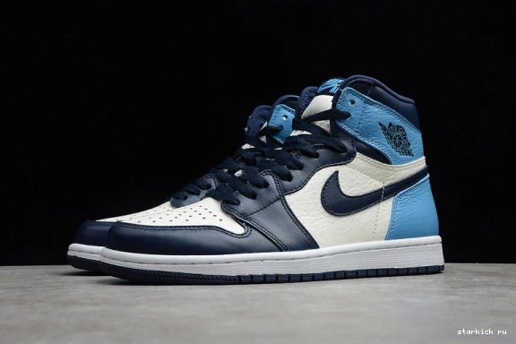 OG Blue 1 UNC | Obsidian 555088-140 Air High University 555088-140 Retro - Jordan 0717